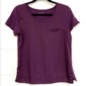 Purple short sleeve top  B2